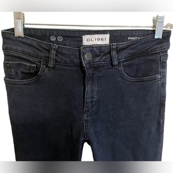 DL1961 Mara Instasculpt Straight Ankle in Rye Dark Wash Size 26 $208 MSRP - Picture 3 of 11